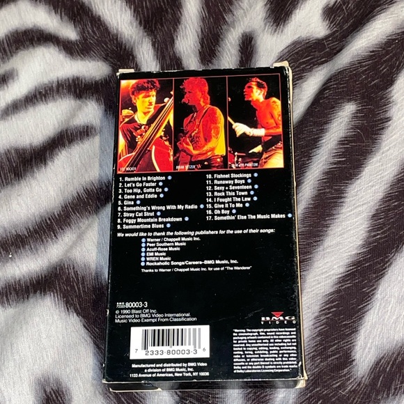 STRAY CATS “ROCK TOKYO” VHS - Picture 5 of 11